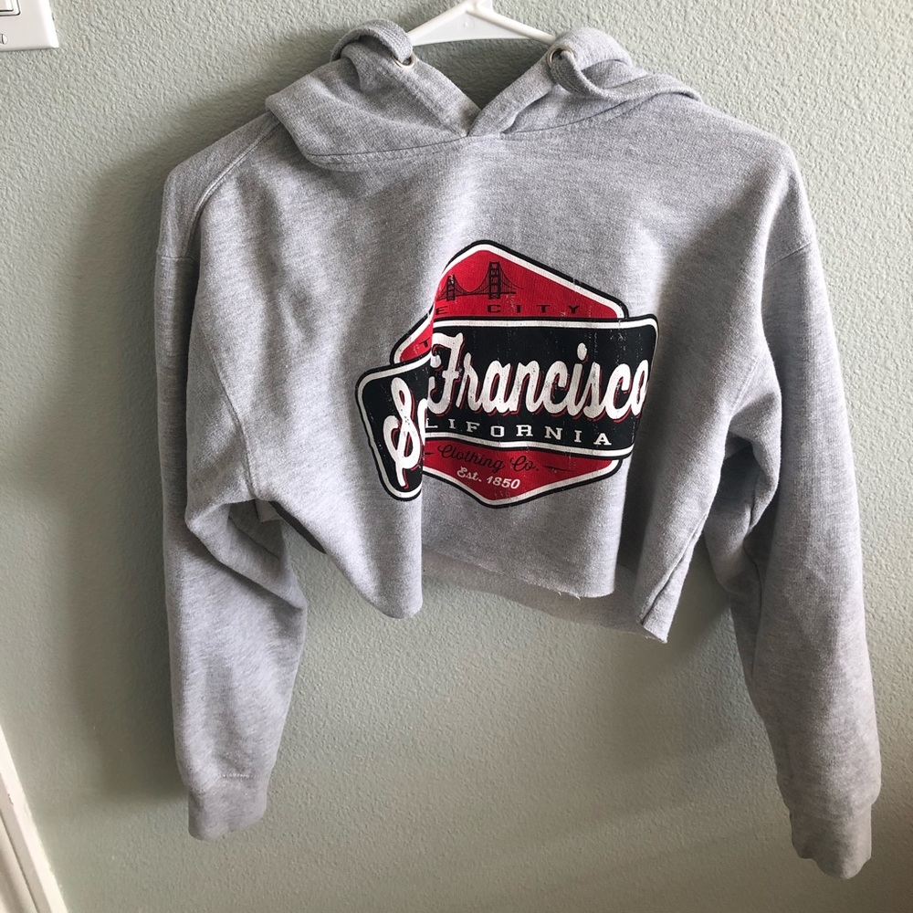 Cropped sweatshirt